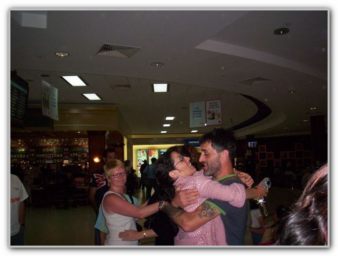 Karen Stuart and LJ at Airport Feb 17th 2007